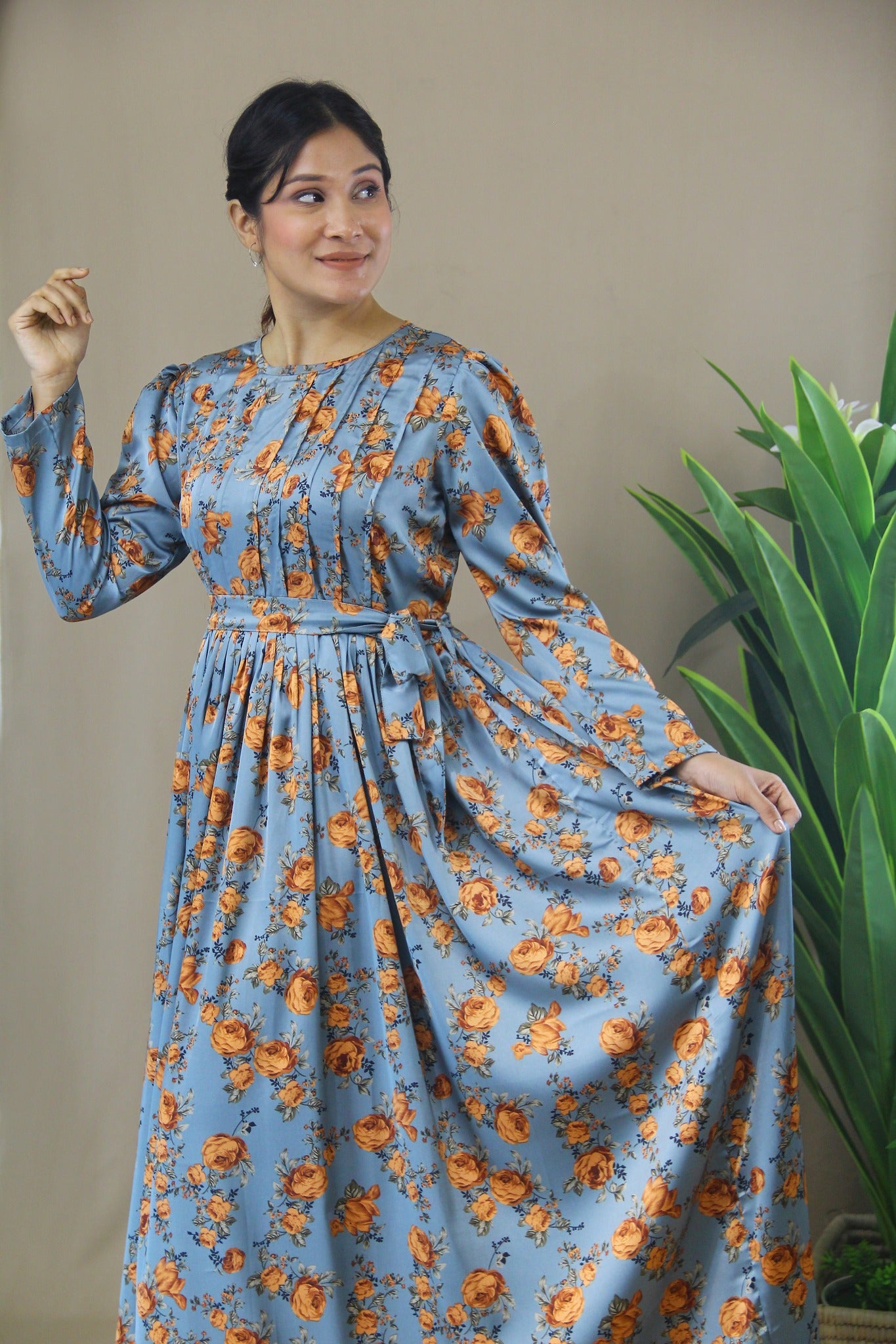 Royal Silk Gown (A)