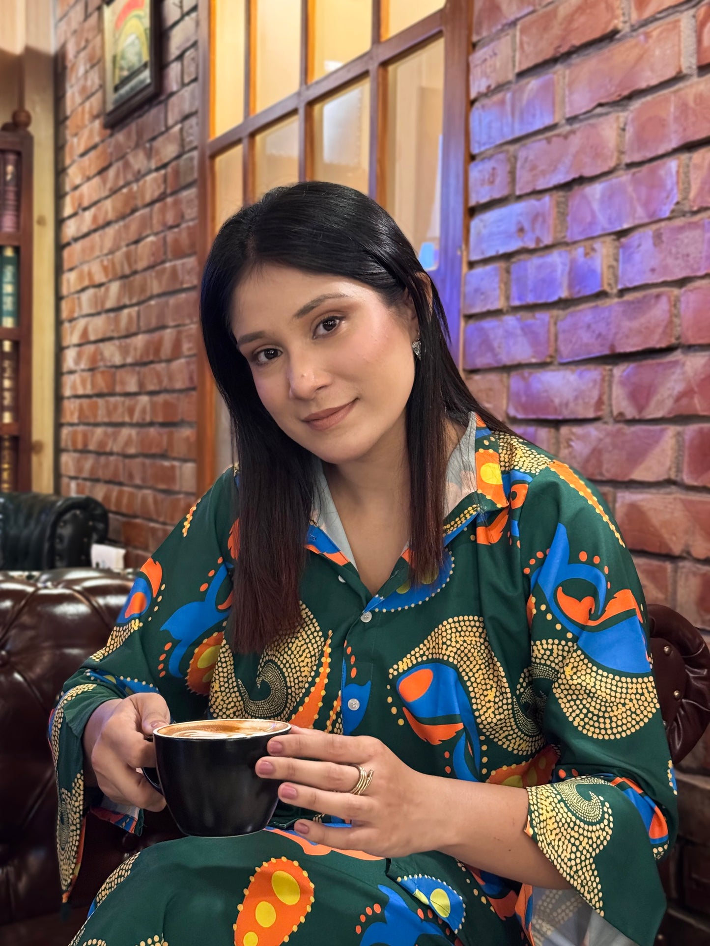 Green designer Co-ord Set