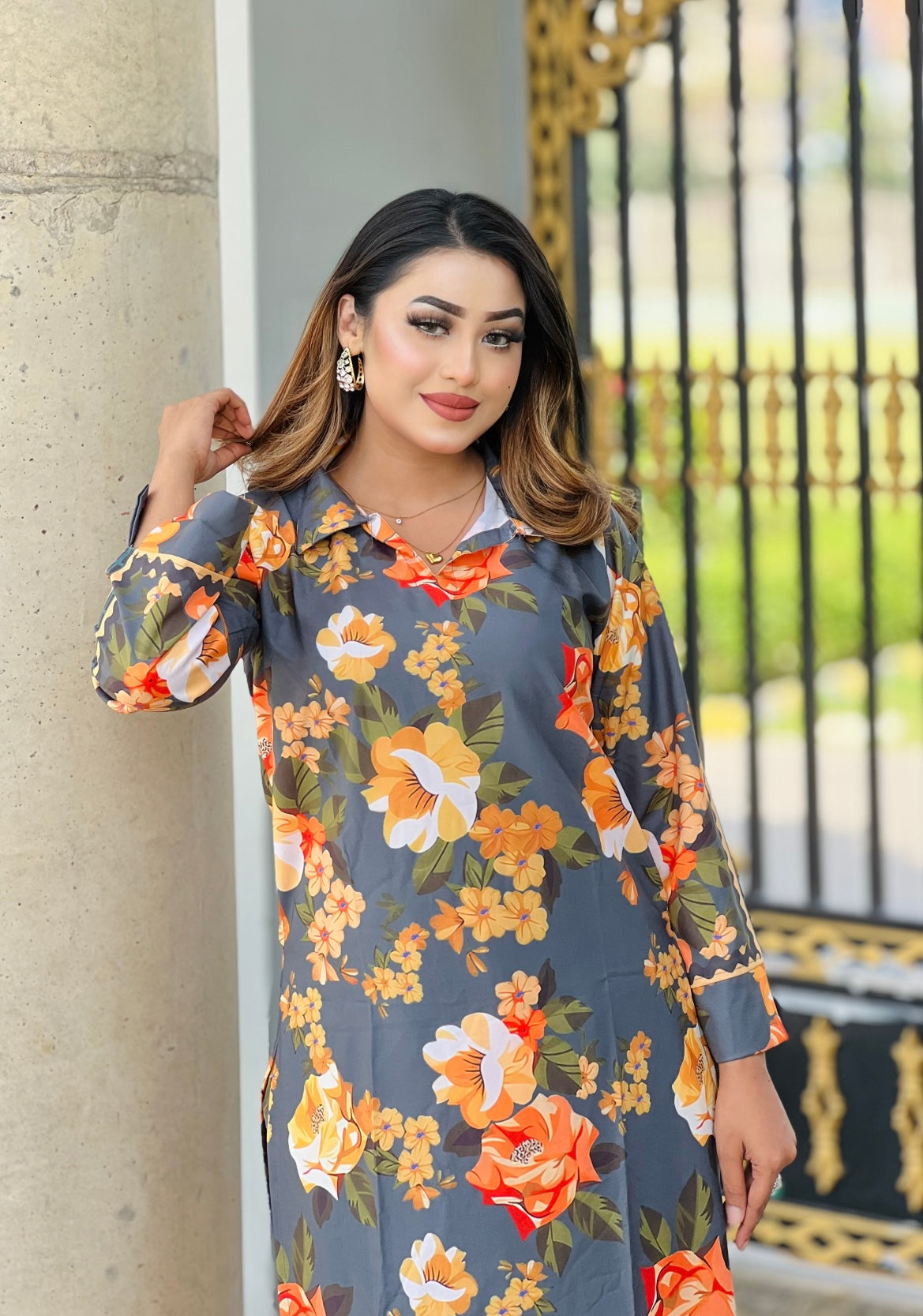 Flower printed C𝗼-O𝗿𝗱 S𝗲𝘁