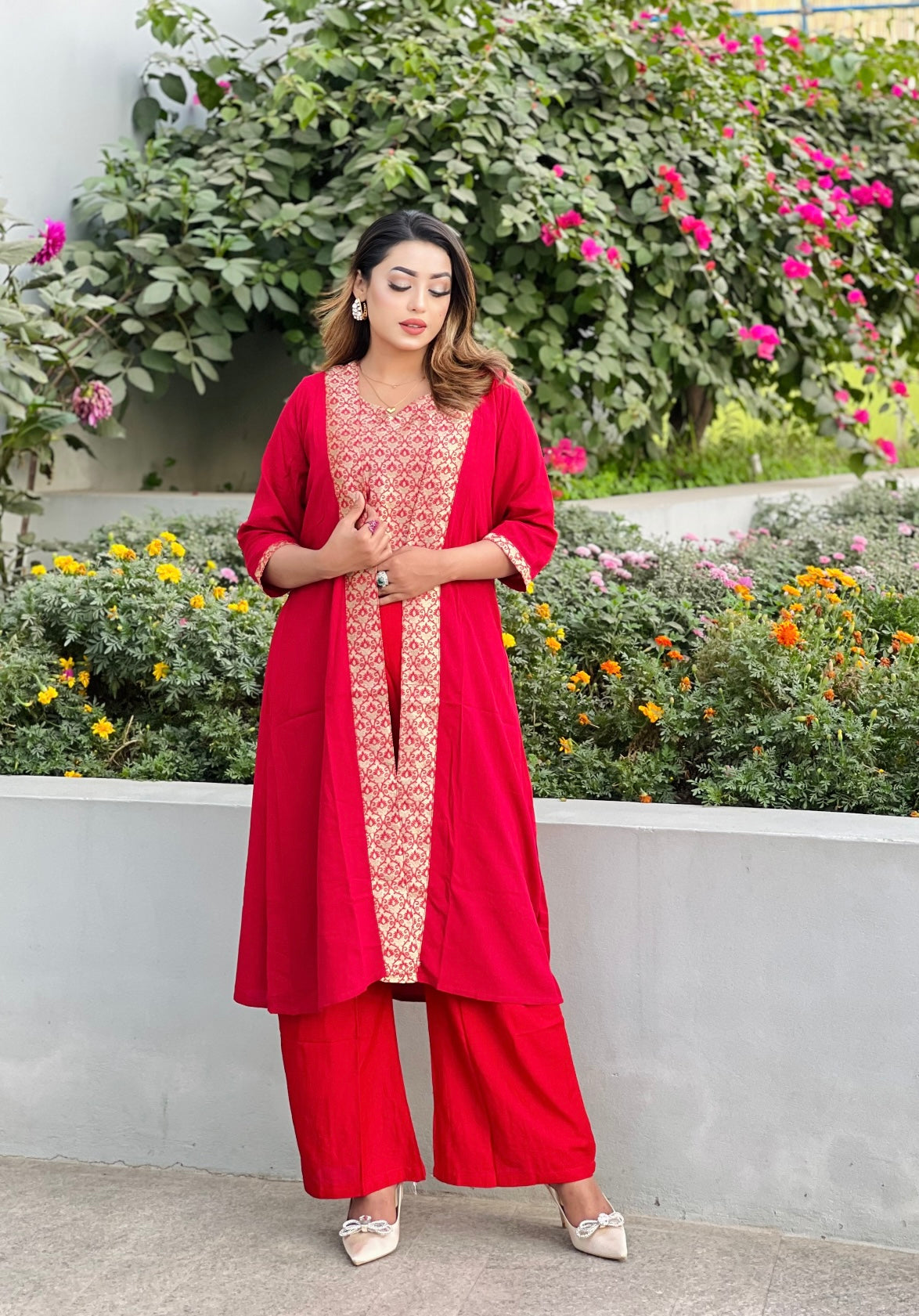 Designer 3 Piece Shrug Set