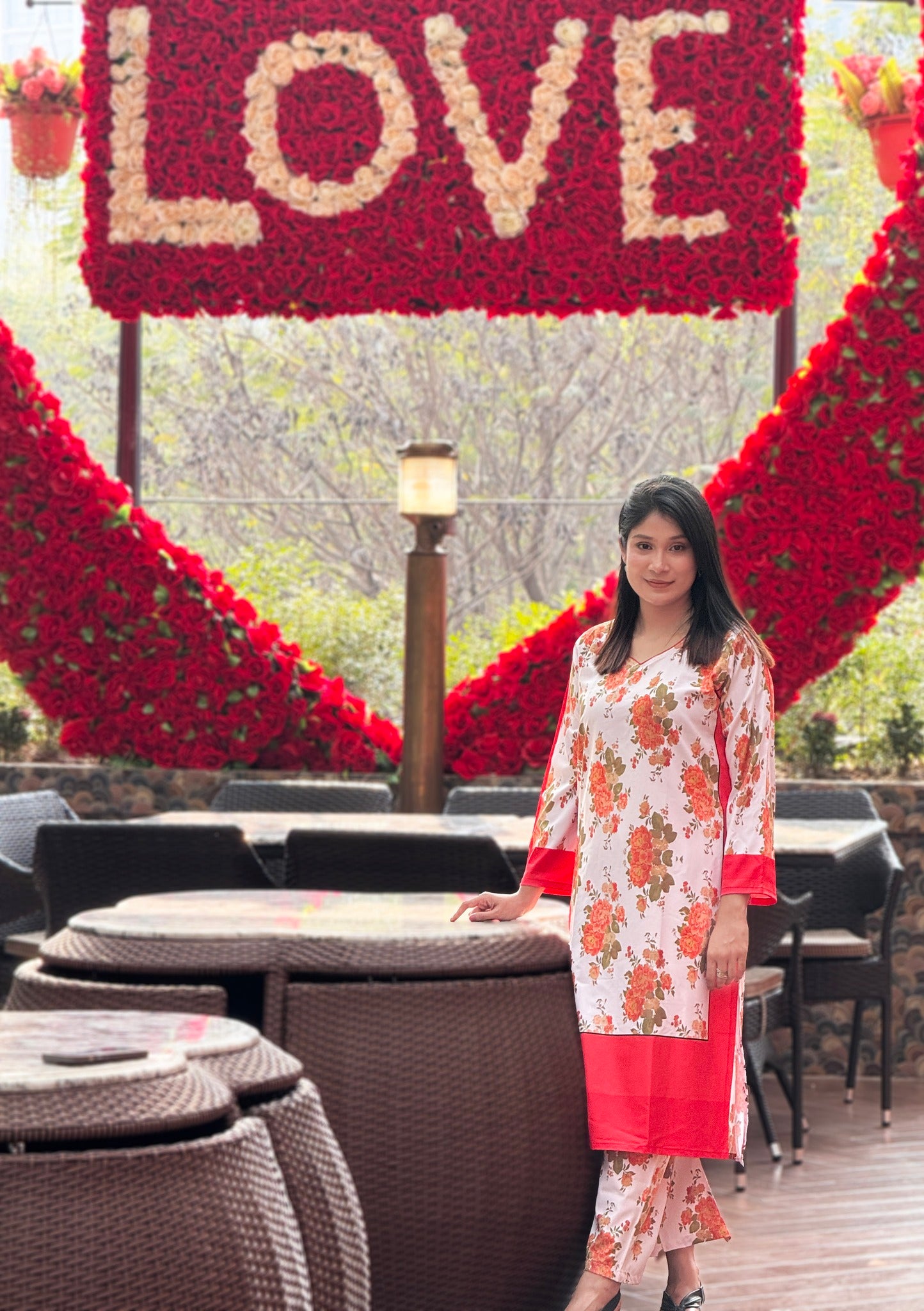 Rose Printed Co-ord sets