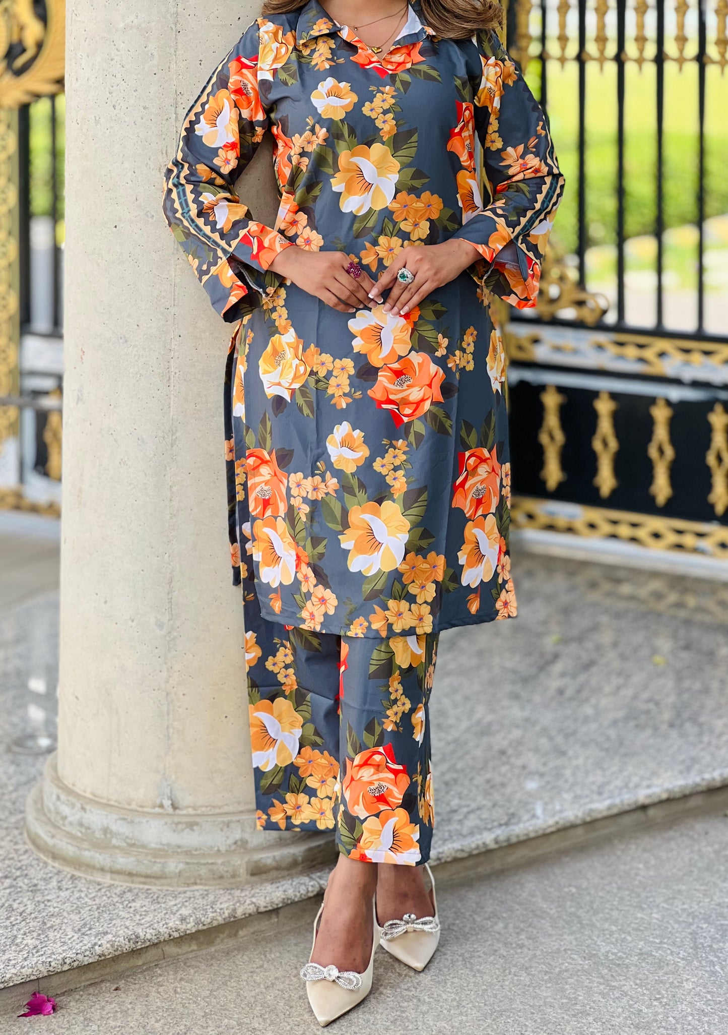 Flower printed C𝗼-O𝗿𝗱 S𝗲𝘁