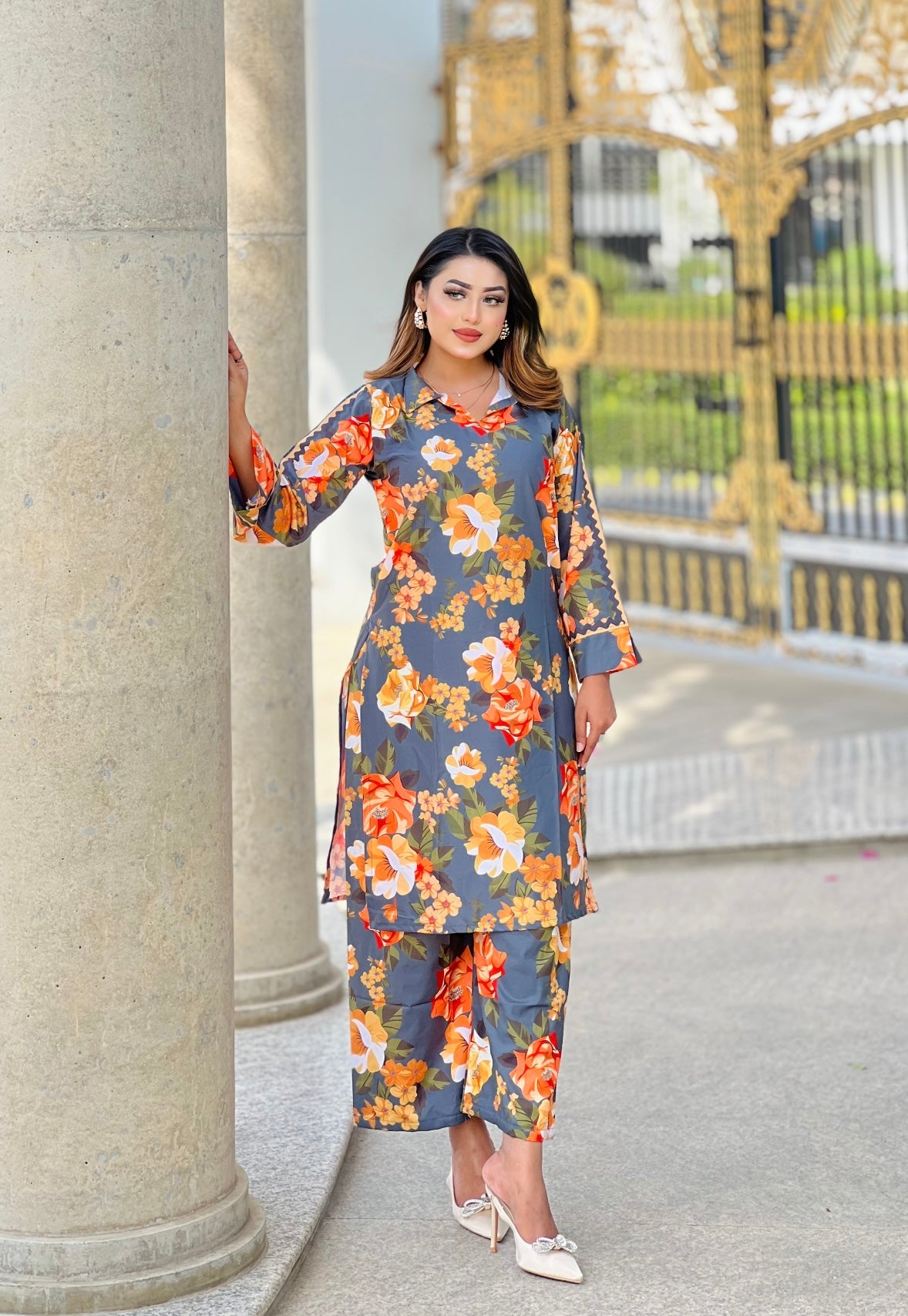 Flower printed C𝗼-O𝗿𝗱 S𝗲𝘁