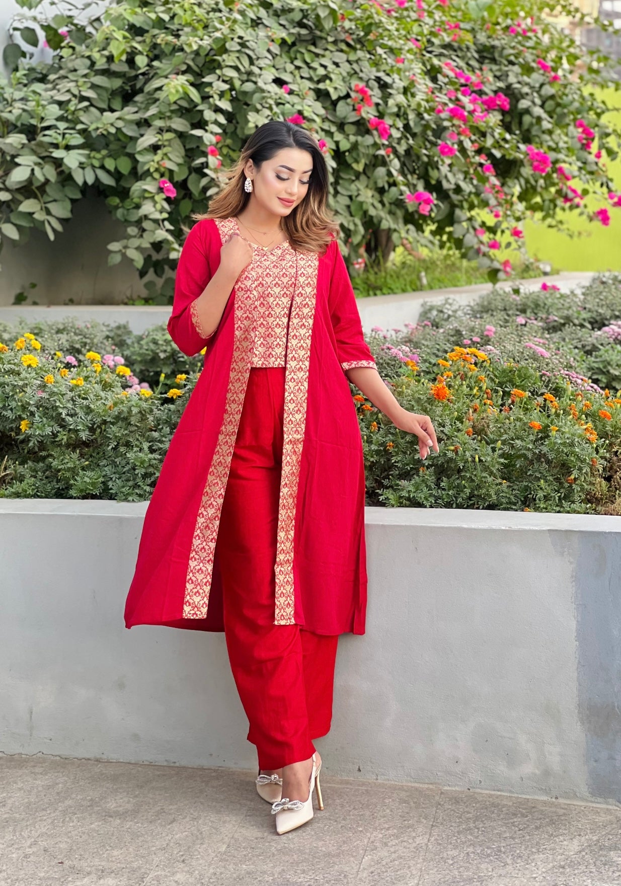 Designer 3 Piece Shrug Set