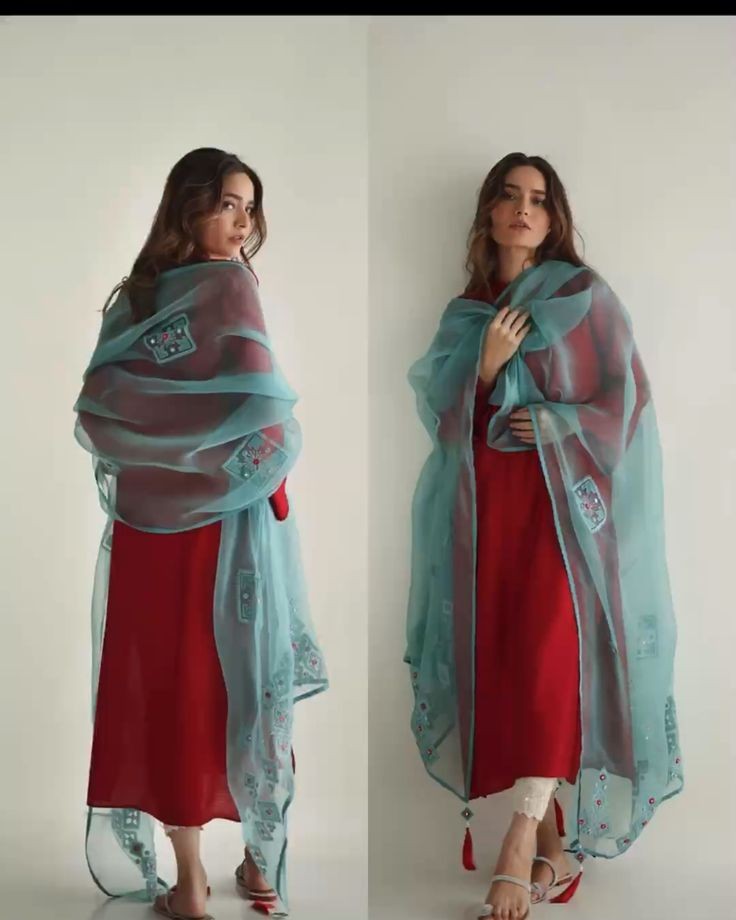 Maroon Embroidered 3 piece suit